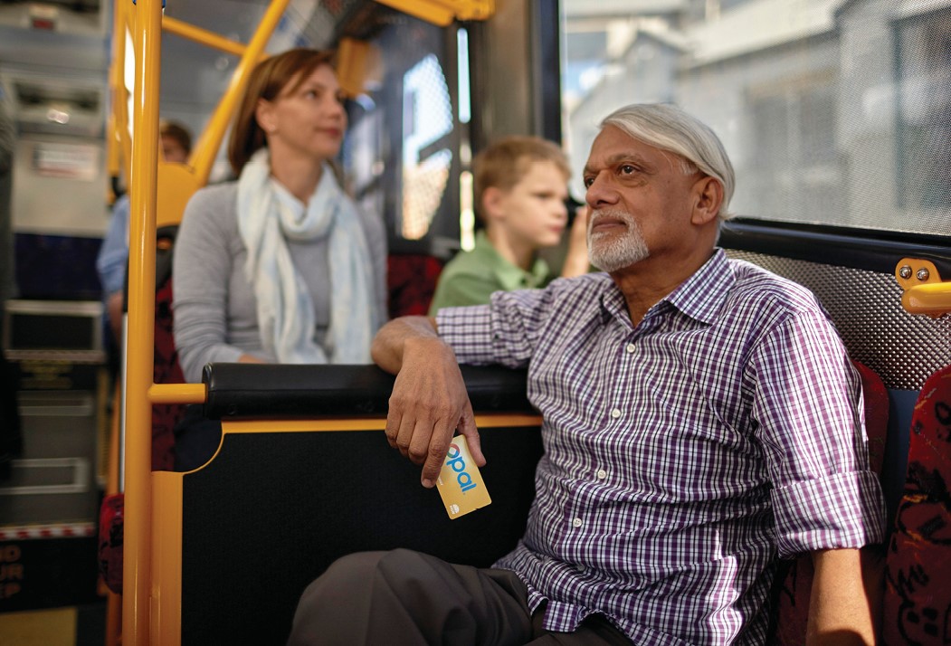 Passenger on the bus