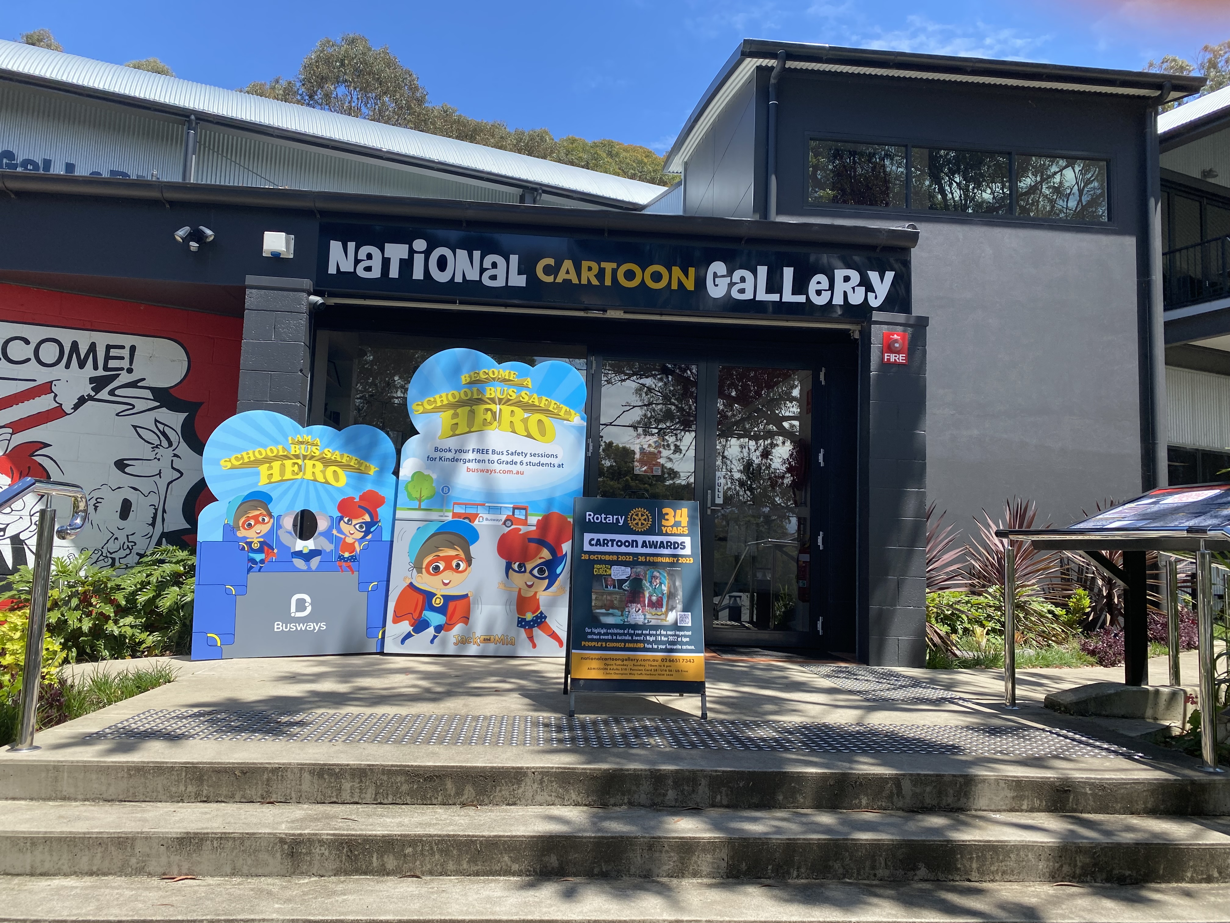 National Cartoon Gallery Superheroes Exhibition